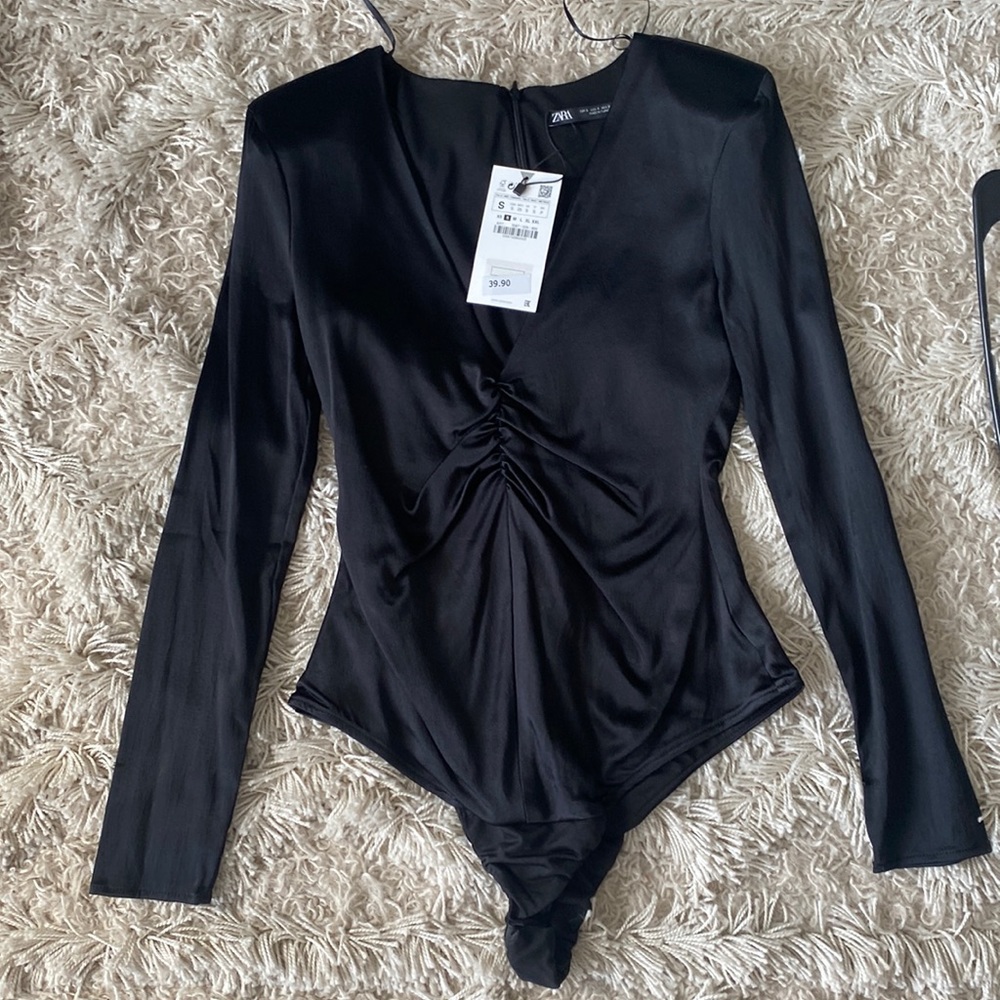 Zara black bodysuit